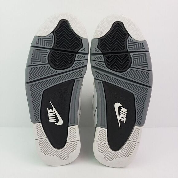 Nike Air Flight Falcon Mens Sz 7 Womens Sz 8.5 White Gray Sneaker Shoes 397204-1 main image 4